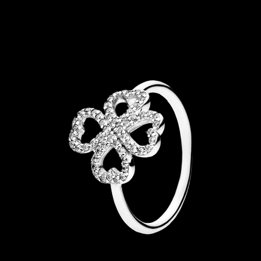 Love Clover Sterling Silver Ring