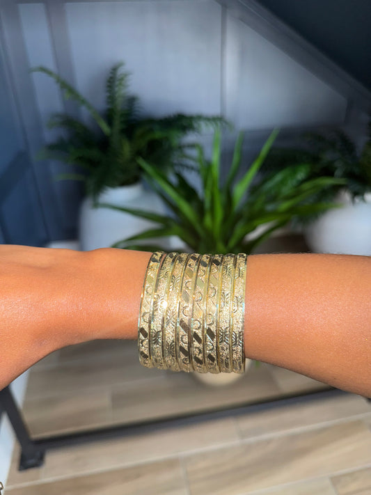 INFANT GOLD BANGLES
