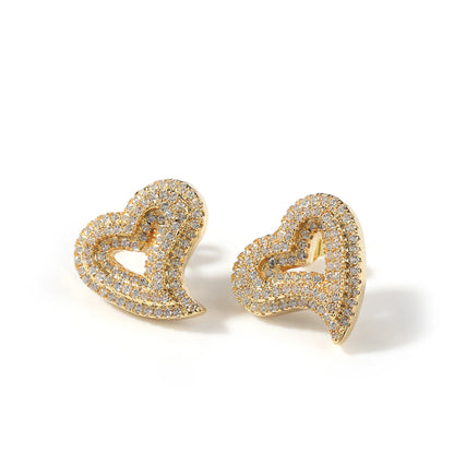 Charming Wayda Heart Earrings