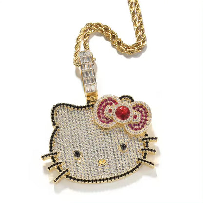 Icy Kitty Necklace