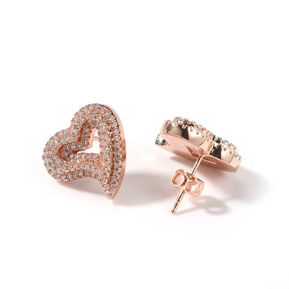 Charming Wayda Heart Earrings