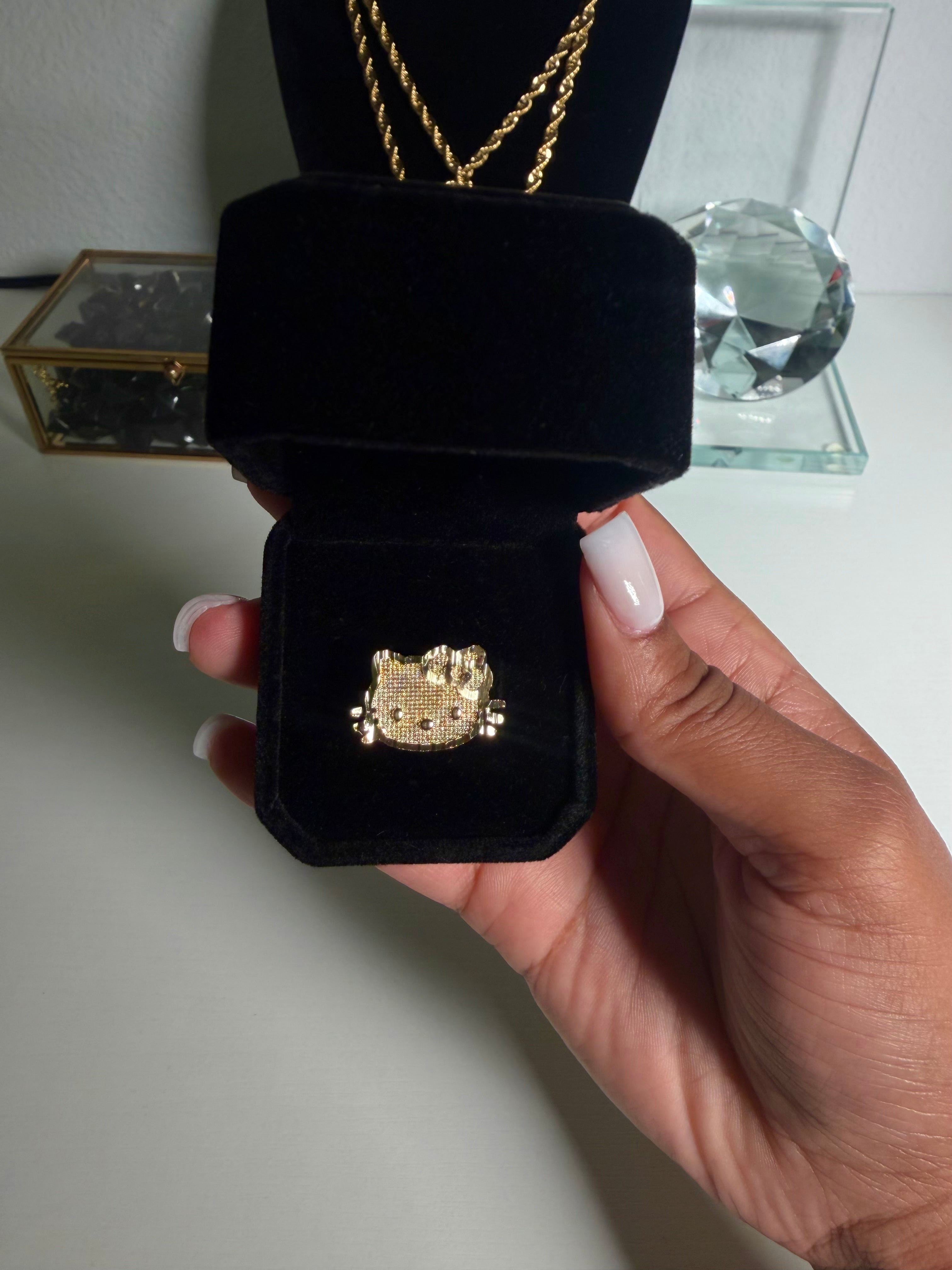 14k Gold HK Ring