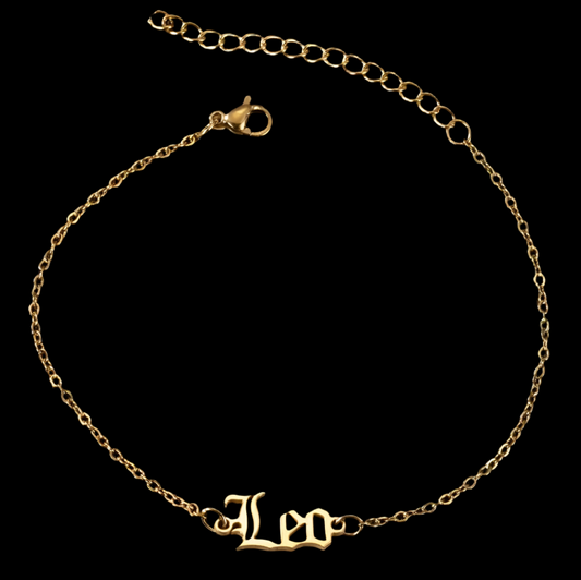 Exquisite Gold Zodiac Anklets