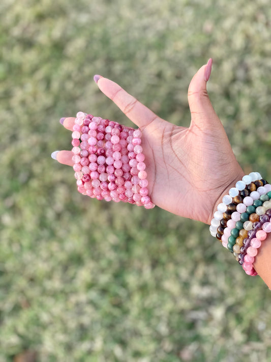 Fire Quartz Crystal Bracelet